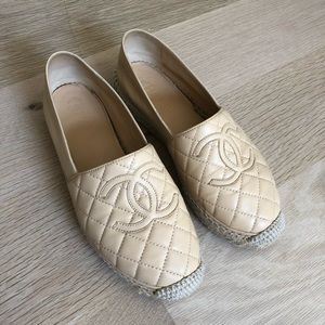 Chanel espadrilles, size 37. New. In original box